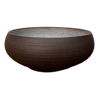 Mid-Century Modern Danish Studio Pottery Bowl by Henrik Ditlev Larsen, 1960s For Sale