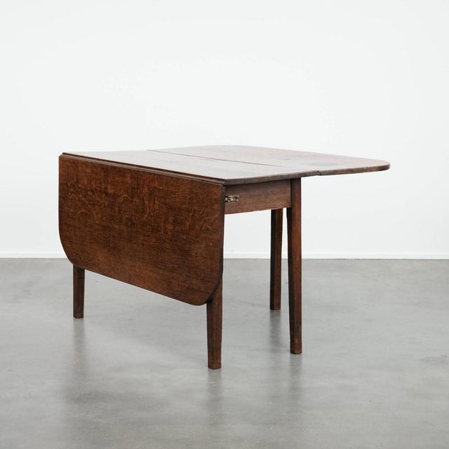 Antique English Lop-Eared Dining Table in Oak, Late 19th Century For Sale - Image 18 of 18