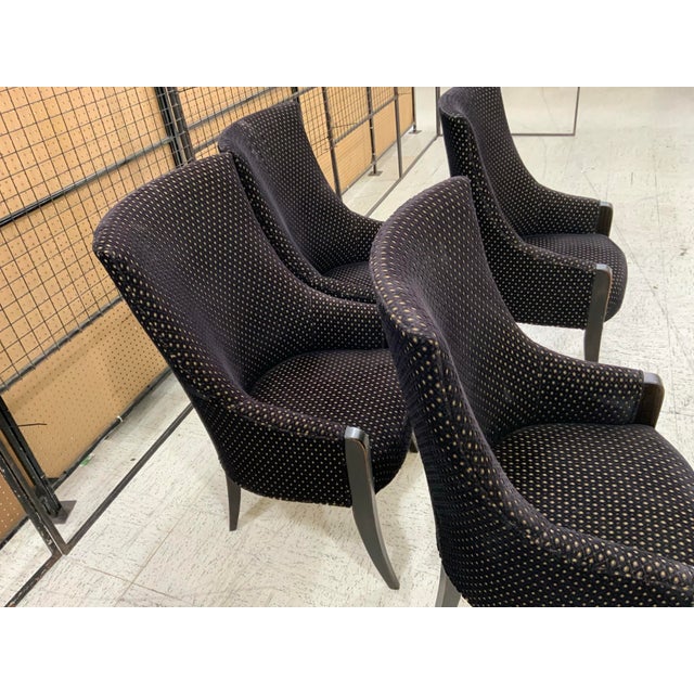 1980s 1980s Vintage Chairs Made by Swaim- Set of 4 For Sale - Image 5 of 8