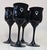 Art Deco Vintage Onyx Black Goblets- Set of Four For Sale - Image 3 of 10