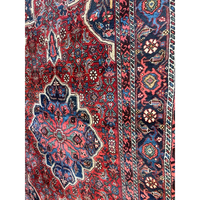 Early 20th Century Antique Persian Bidjar Rug For Sale - Image 5 of 9
