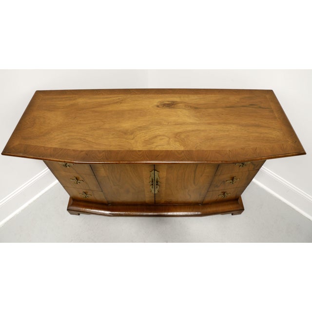 Tomlinson 1960's Walnut Asian Influenced Console Cabinet For Sale In Charlotte - Image 6 of 12
