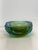 Octagonal Chartreuse Sommerso Murano Glass Bowl, 1960s For Sale - Image 3 of 11
