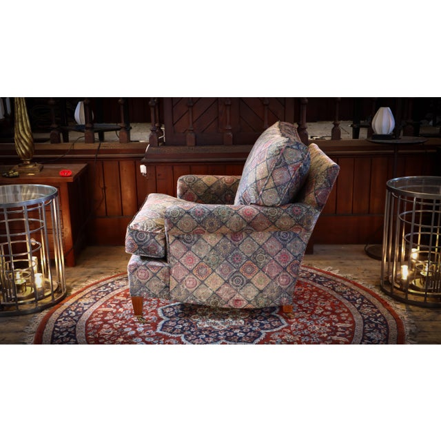 Vintage Chair with Cushion Back from George Smith, 2010s For Sale - Image 11 of 18