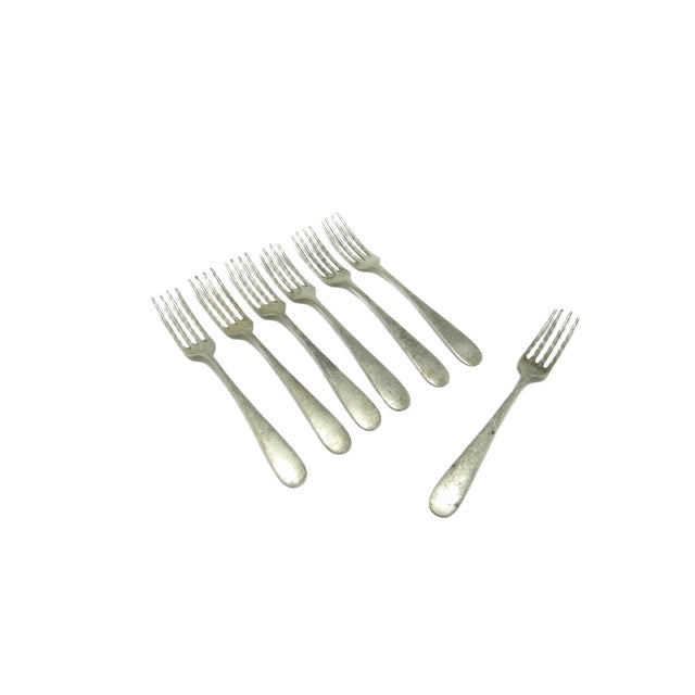 Art Deco Forks from Hefra, Poland, 1960s, Set of 7 For Sale - Image 13 of 13