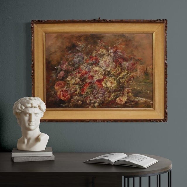 Antonioli, Still Life on Copper, 1970, Oil and Copper For Sale - Image 8 of 16