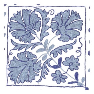 18"x18" Embroidered Cotton Cushion Cover. New Toss Pillow. Traditional Throw Pillow For Sale