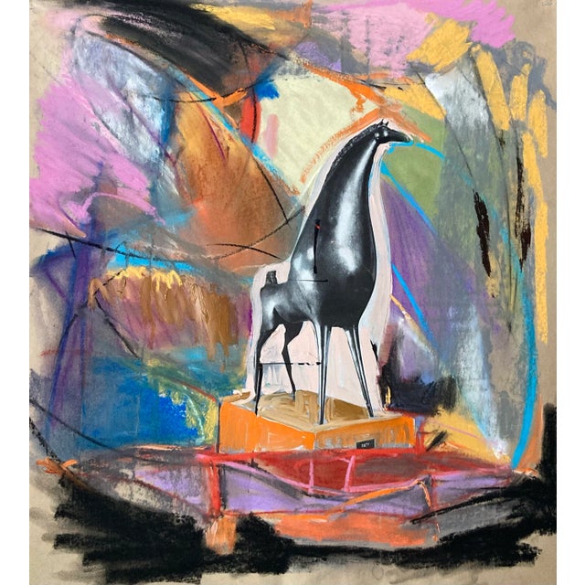 2020s “Raty” in Context, by Erik Sulander on Paper, Pastel/Collage. For Sale - Image 5 of 5