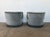 Fritz Hansen Danish Lounge Chairs in Grey-Blue Velvet in the style of Fritz Hansen, 1940s, Set of 2 For Sale - Image 4 of 12