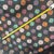 Italian Etro Black Multicolor Upholstery Fabric 3 Yards For Sale - Image 3 of 9