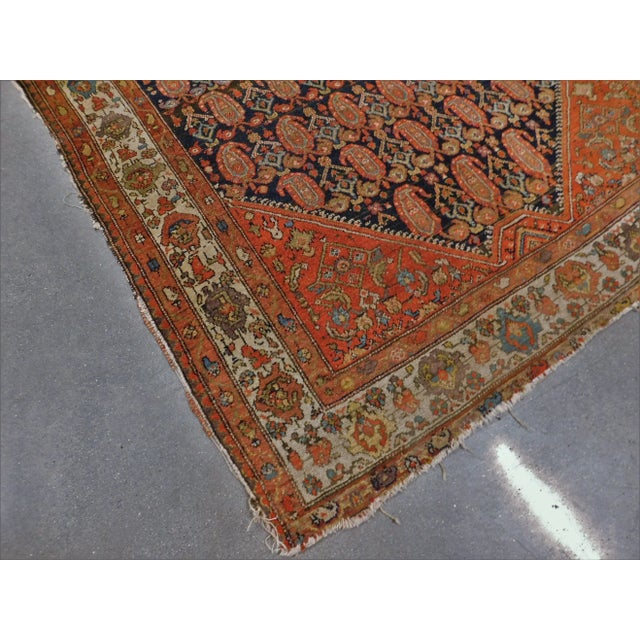 Persian Antique Persian Malayer Rug- 4'7"x 6'5" For Sale - Image 3 of 12