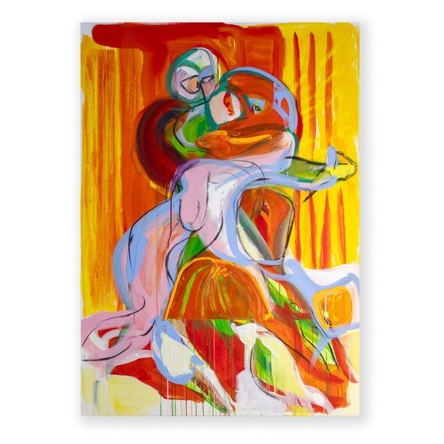 Dick berckenkamp’s composition iv (let’s dance) from the composition series appears as a visceral interface of form and...