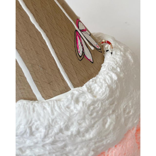 Sweetness Pop Sculpture in Foam Clay and Enamel on Wood, 2010s For Sale - Image 6 of 9