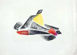 Untitled - Original Lithograph by Luigi Veronesi - 1976 1976