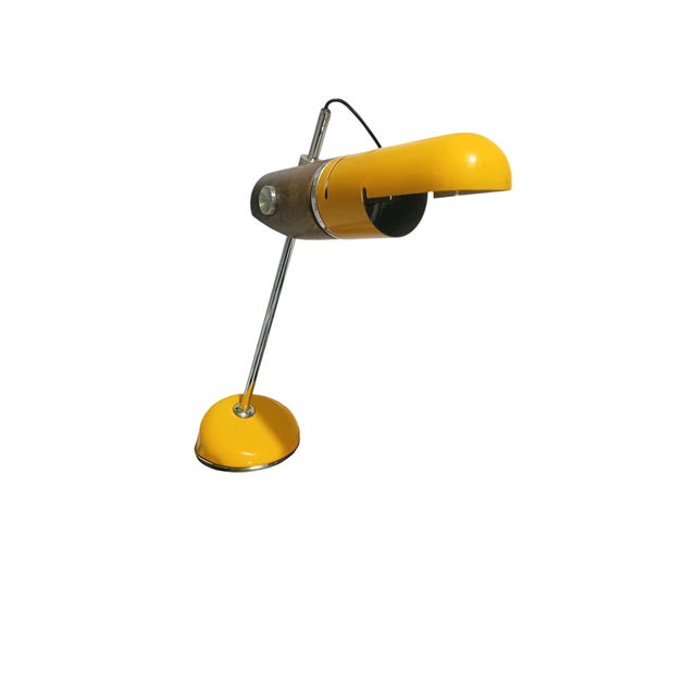 Yellow Torpedo Lamp from Fase, 1969 For Sale - Image 8 of 12