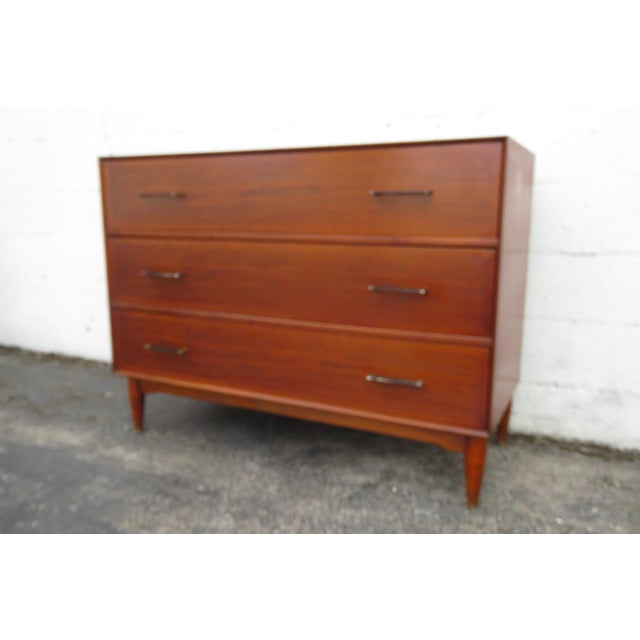 Mid 20th Century Ramseur Furniture Mid Century Modern Small Dresser Chest 6170 For Sale - Image 18 of 18