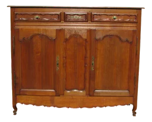 Large Late 19th Century Manor Buffet in Oak