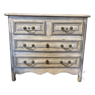Antique Early 19th Century French Louis XVI Style Painted Commode Chest of Drawers For Sale