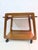 Brown Danish Teak Serving Trolley with Removable Tray from Sika Møbler, 1960s For Sale - Image 8 of 9