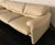 Cassina Maralunga Three-Seater Sofa in Ivory Leather by Vico Magistretti for Cassina, 1990s For Sale - Image 4 of 11