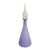 Purple Satin Glass Genie Bottle Vase For Sale
