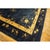Textile 1920s Blue Floral Art Deco Influences Antique Chinese Peking Room Size Rug For Sale - Image 7 of 10