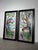 Antique Stained Glass Panels with Exotic Birds, Set of 2 For Sale - Image 3 of 5