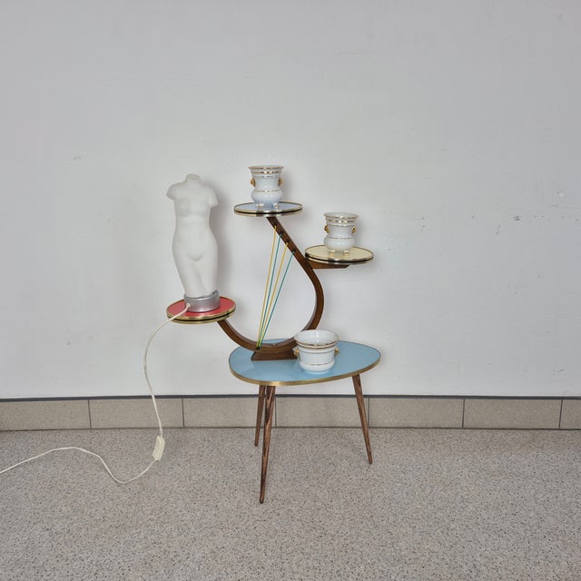 Mid-Century Flower Stand, Germany, 1960s For Sale - Image 6 of 13