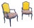 Mid 20th Century Set of Colorful Side Chairs For Sale