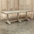 Taupe Grand Italian Rustic Trestle Table in Stripped Oak For Sale - Image 8 of 18