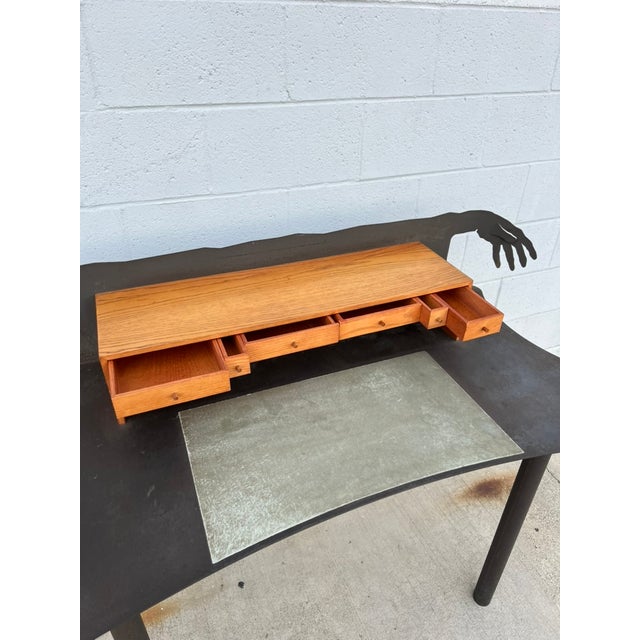 Andrés Nagel “Entremanos” Anthropomorphic Steel Writing Desk, Postmodern Design For Sale - Image 16 of 16