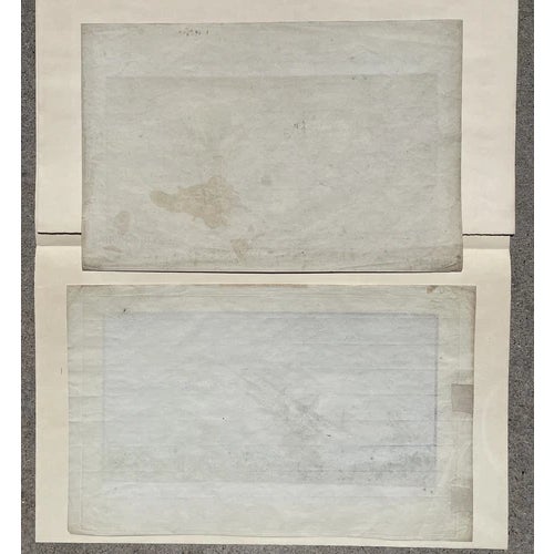 Set of Two 18th Century Dutch Navy Netherlands Hand Colored Maritime Etchings Reproduction For Sale - Image 10 of 10