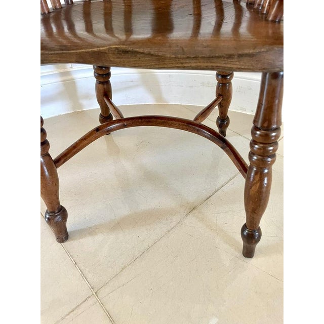 George III Childs Yew Wood Windsor Chair, 1800s For Sale - Image 11 of 14