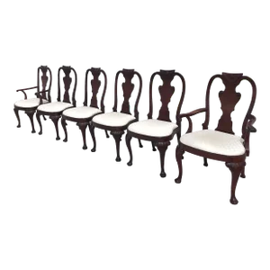 Baker Historic Charleston Mahogany Dining Chairs - Set of 6