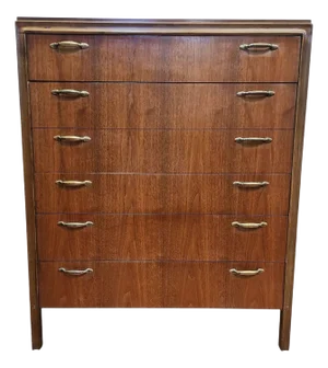 Mid Century Modern Hickory Manufacturing Company High Boy Chest of Drawers