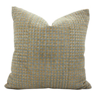 Handmade Pillow Case Farmhouse Décor, Aesthetic Room & Living Room Block Print Pillow Size- 16x16- Kavita For Sale