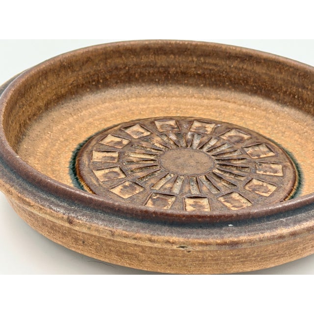 Mid-Century Modern Danish Stoneware Bowl by Joseph Simon for Søholm, 1960s For Sale - Image 3 of 6