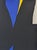 2010s Emmanuel Araujo "Bourges" Contemporary Blue, Yellow & Black Geometric Abstract Painting, 2018 For Sale - Image 5 of 10