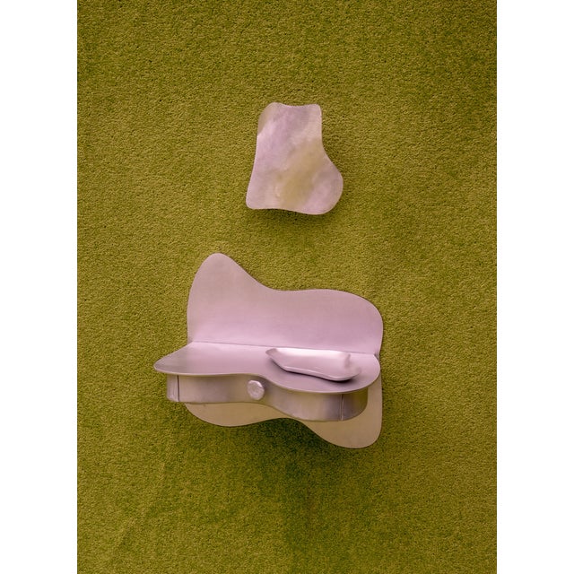 Not Yet Made - Made To Order Aluminium Sculptural Wall Sconce by Six Dots Design For Sale - Image 5 of 6