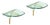Nightstands in Turquoise Glass by Max Ingrand for Fontana Arte, Italy, 1960s, Set of 2 For Sale