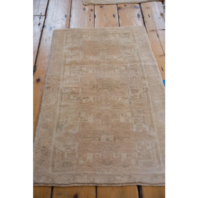 1980s Vintage Distressed Oushak Rug Mat - 1'8" X 2'7" For Sale - Image 5 of 7