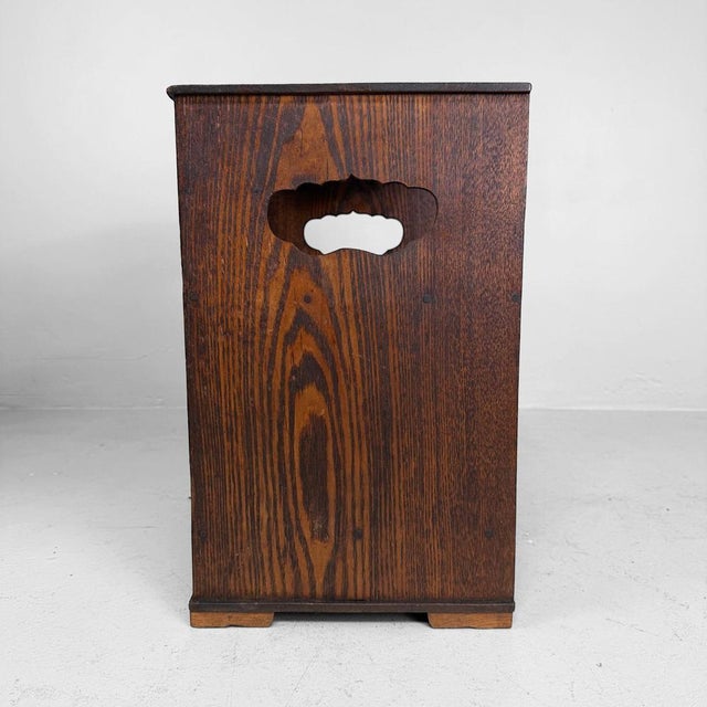 Japanese Wooden Cabinet with Sliding Doors and Display, 1920s For Sale - Image 10 of 12