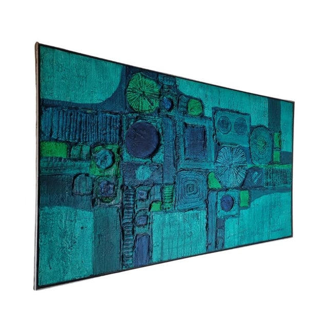 Rowland Fade, 1939-2017 is best known for his abstract forms and innovative approach to art. This painting was created...