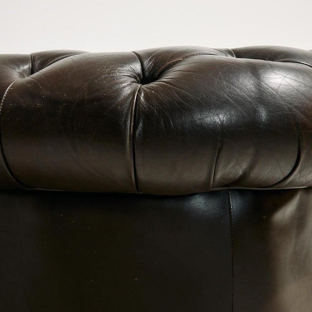 1970s Chesterfield Leather Sofa Set, 1970s, Set of 3 For Sale - Image 5 of 18
