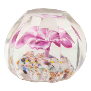 Vintage Glass Bowl, 1970s For Sale