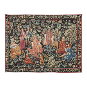 The Secret Garden Loom Woven Tapestry - 108 X 147 Cm (3'7" X 4'10") - Requires Rod Size 4