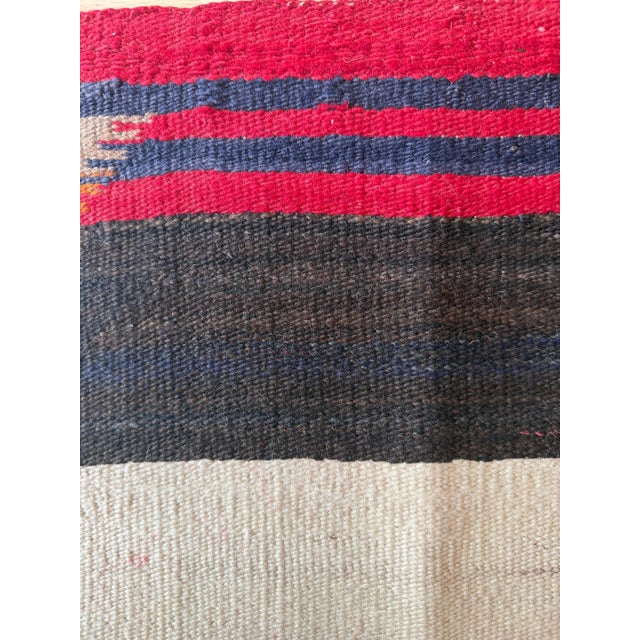 Third Phase Navajo Chiefs Blanket C. 1890 Handmade Native America Textile Square For Sale - Image 12 of 18