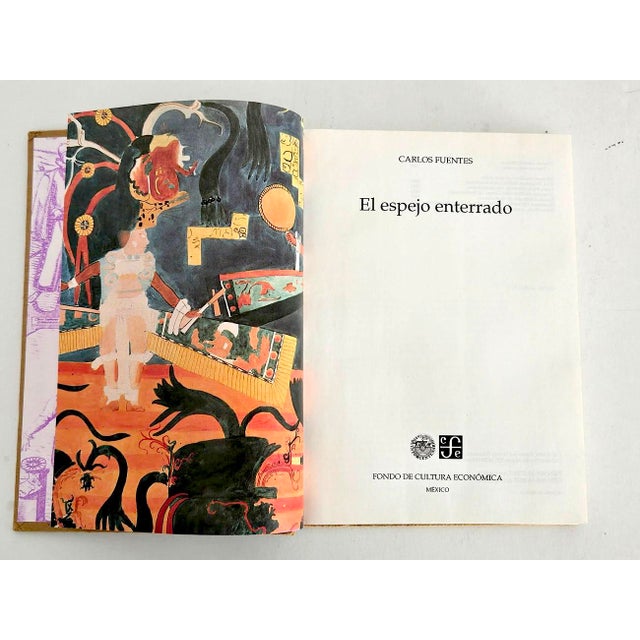 1990s Spanish Language 1992 First Edition, "El Espejo Enterrado", by Carlos Fuentes For Sale - Image 5 of 14