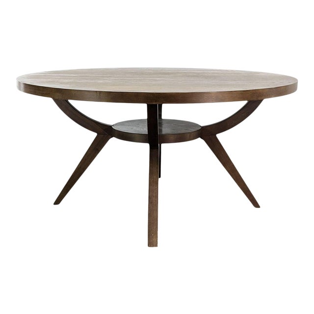 West Elm Arc Base Pedestal Dining Table Chairish