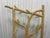 Vintage Architectural Faux Bois Rattan Side Chair For Sale - Image 9 of 12
